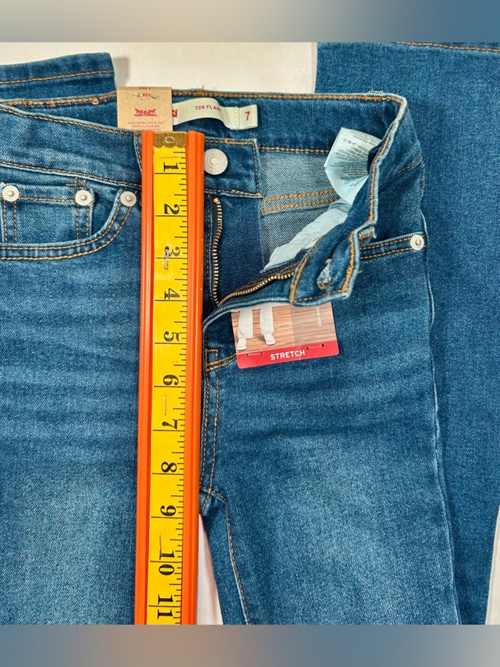 NWT | Levi’s 726 Girls’ High- Rise Flare Jeans - Picture 9 of 13